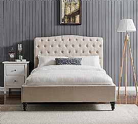 ROSA Upholstered Bed 'Natural'